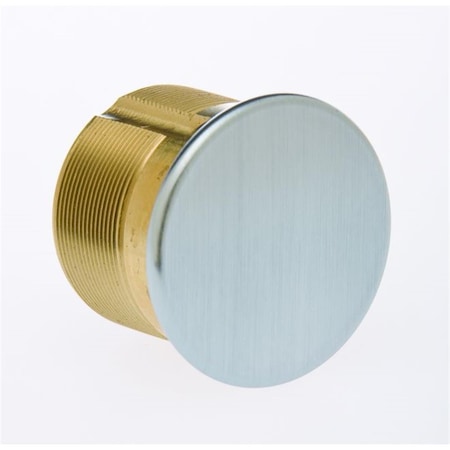 Heat Wave 1 in. Dummy Mortise Cylinder, Satin Chrome HE1634277